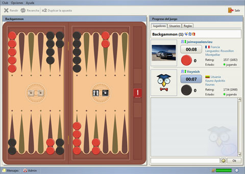 Jugar Backgammon